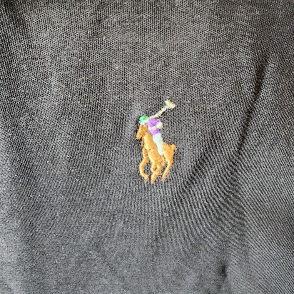Polo Ralph Lauren Men's Polo Shirt Size XL Black Classsiz Fit - Picture 2 of 5